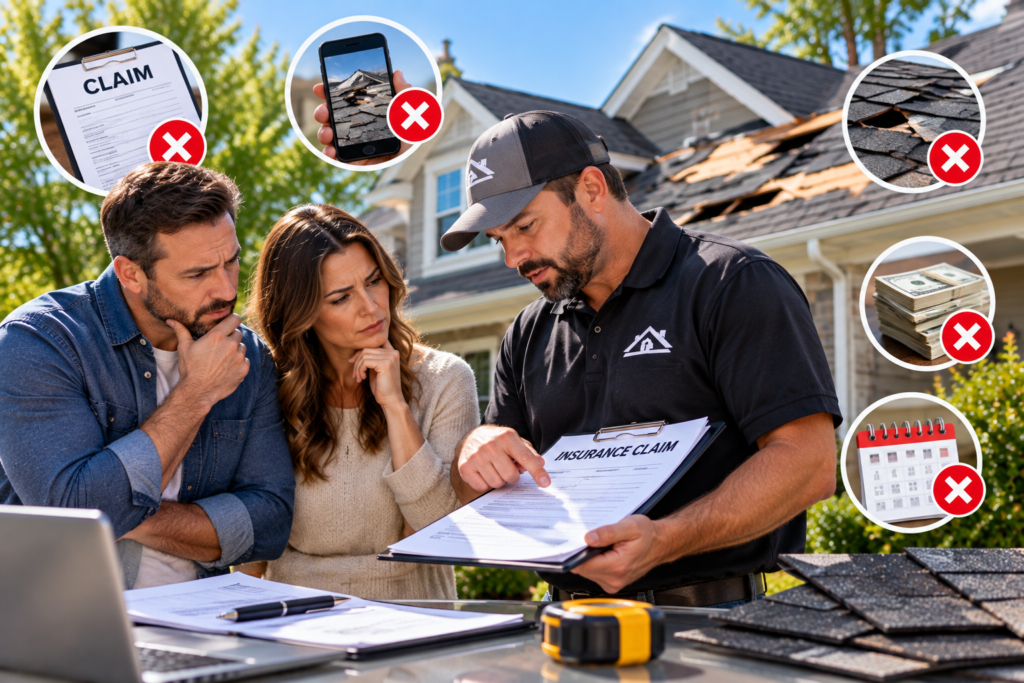 Common Mistakes to Avoid During a Roof Insurance Claim