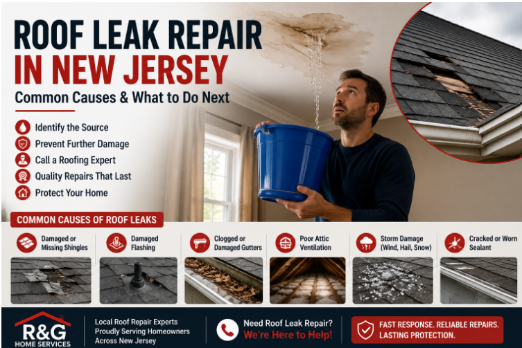 Roof Leak Repair in New Jersey